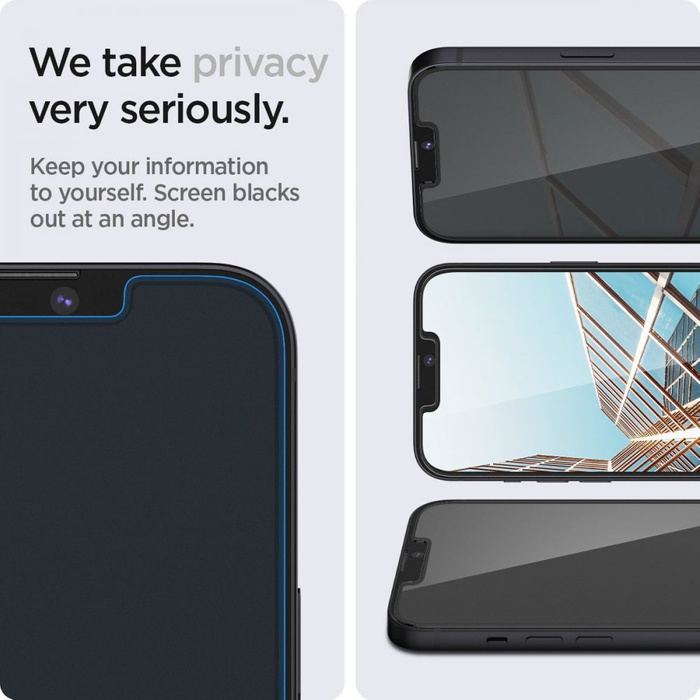 Ochranné Sklo SPIGEN Apple iPhone 13 13 Pro 2-balenie Privacy Glass