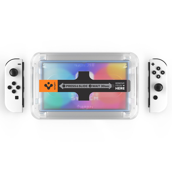 Tempered Glass Spigen Nintendo Switch Oled Glas.Tr "ez Fit" 2er-Pack