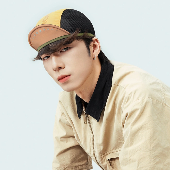 Rockbros Cycling Cap with Visor, Helmet Cover - Yellow