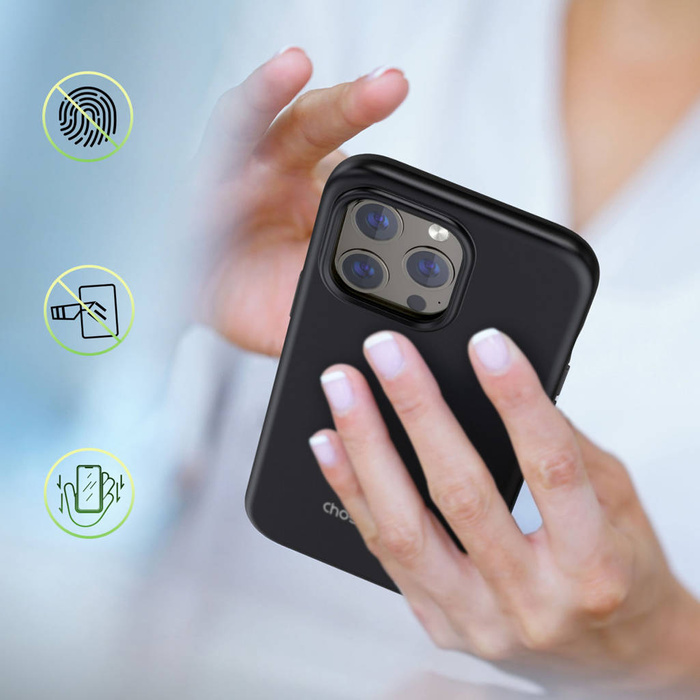 Choetech MFM Anti-drop case Made For MagSafe para iPhone 13 Pro negro (PC0113-MFM-BK)