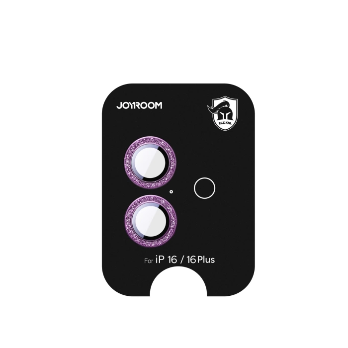 Joyroom JR-MSF0302 Schutzglas für iPhone 16/16 Plus Linsen - Pink