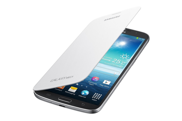 Pouzdro Samsung EF-FI920BW i9200 Mega 6.3 bílá