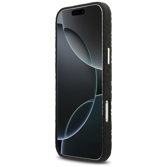 Etui Karl Lagerfeld FW Stamped Karl      MagSafe do iPhone 17 Pro Max czarny