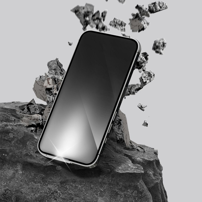 Szkło hartowane do iPhone 16 PRO MAX / 17 PRO MAX Forcell Ultra Clear Glass czarne