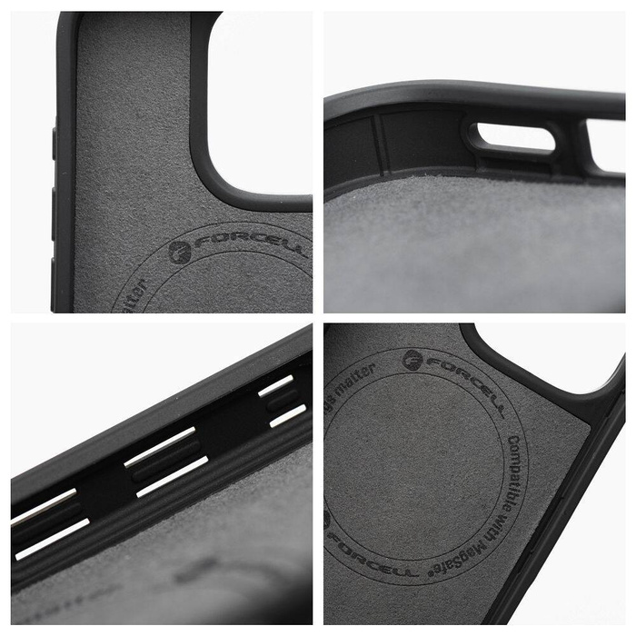 Etui na iPhone 16 PRO Forcell F-Protect Mirage zgodny z MagSafe Military Drop-Test pink marble