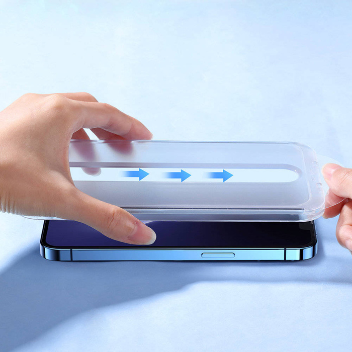 Joyroom Easy Fit Full Screen Panzerglas mit Halterung für iPhone 14 Plus (6,7&quot;) (JR-DH11)