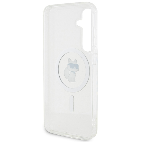 Etui Karl Lagerfeld KLHMS24MHFCCNOT S24+ S926 przeźroczysty/transparent hardcase IML Choupette MagSafe Case