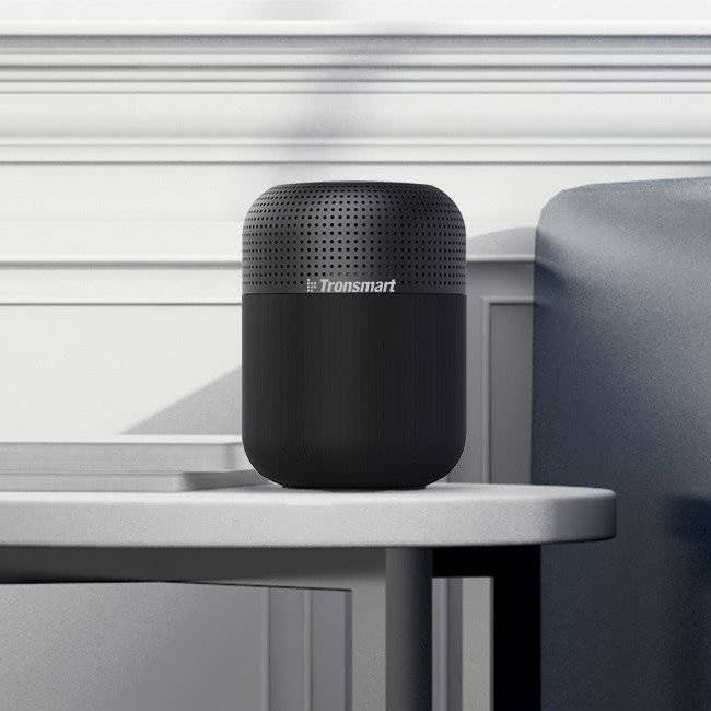 Tronsmart Element T6 Max 60W hordozható Bluetooth 5.0 vezeték nélküli hangszóró fekete (365144)