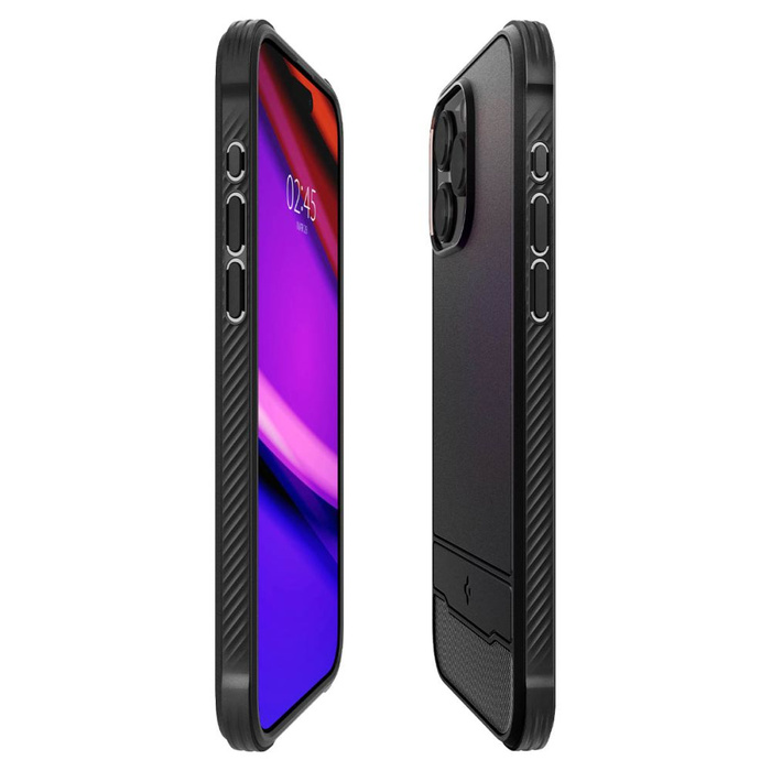Cover Spigen Rugged Armor Mag MagSafe IPhone 14 PRO MAX MATTE NERO