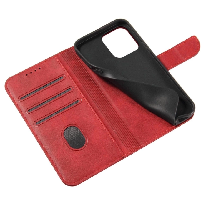Magnet Case mit Klappe für Samsung Galaxy A56 - rot