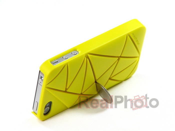 Telefontok Fedél iPhone 4 4S URBAN PREFER Coin 4 Sárga