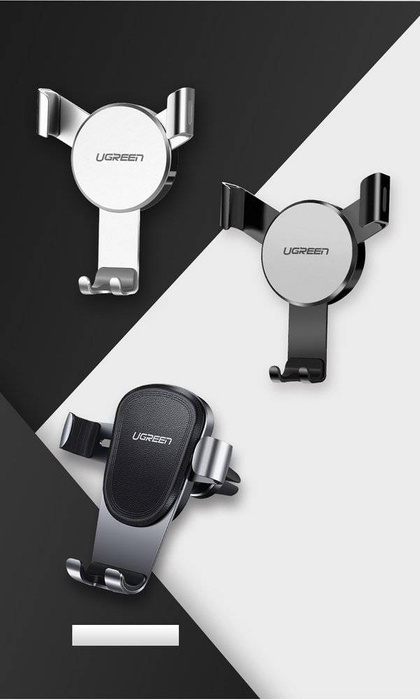 Ugreen gravitační držák do auta pro mřížku ventilace přívodu vzduchu šedá (50564)