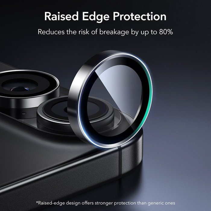 ESR CAMERA PROTECTOR ArmorITE CAMERA PROTECTOR IPhone 16 / 16 PLUS / 17 BLACK