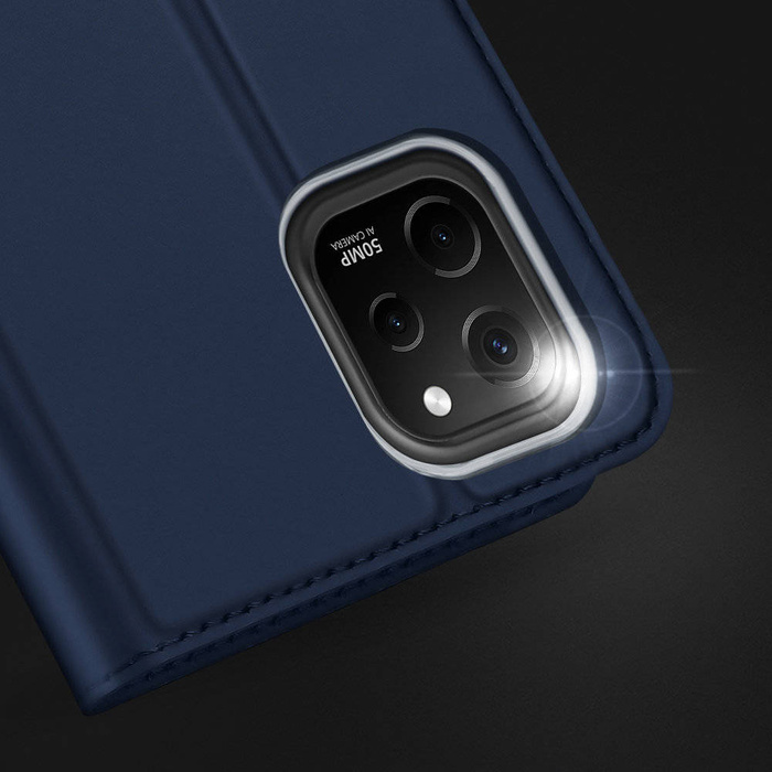 Custodia Dux Ducis Skin Pro per Huawei nova Y61 flip cover card wallet stand nero