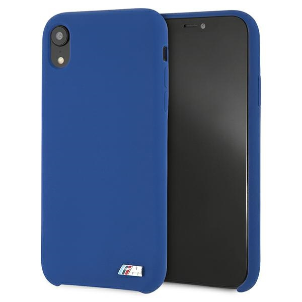Case BMW BMHCI61MSILNA iPhone Xr blue/navy hardcase Silicone M Collection