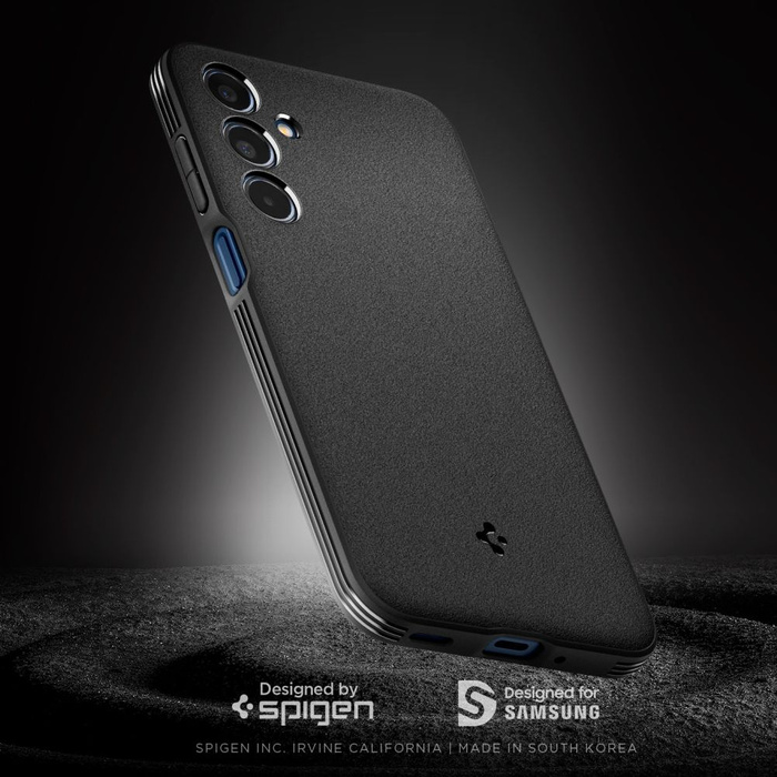 Spigen MATTE ESSENTIAL SANDBLAST GALAXY M35 5G NOIR