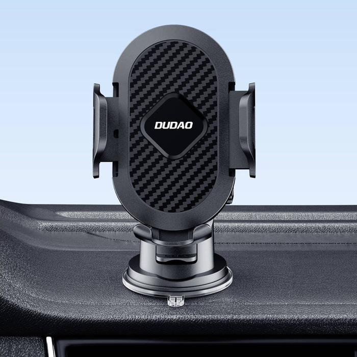 Dudao Gravity Car Mount Dashboard Windshield Phone Bracket Holder black (new F2S black)
