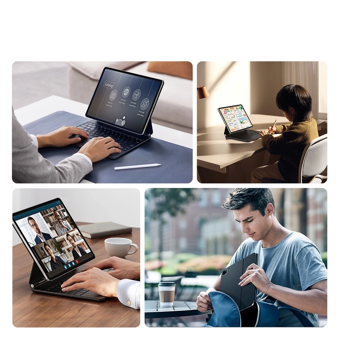 Dux Ducis Bluetooth Keyboard Case (MK Series) for Apple iPad Air 4/5/iPad Pro 11 (2018/2020/2021/2022) - Black