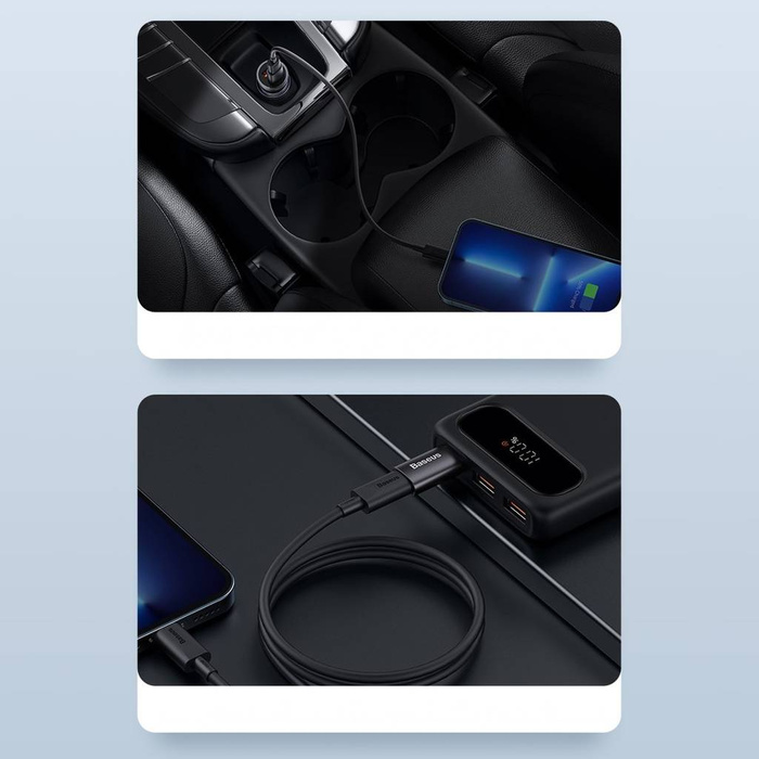 Baseus Ingenuity Series Adattatore da mini USB 3.1 OTG a USB tipo C blu (ZJJQ000103)