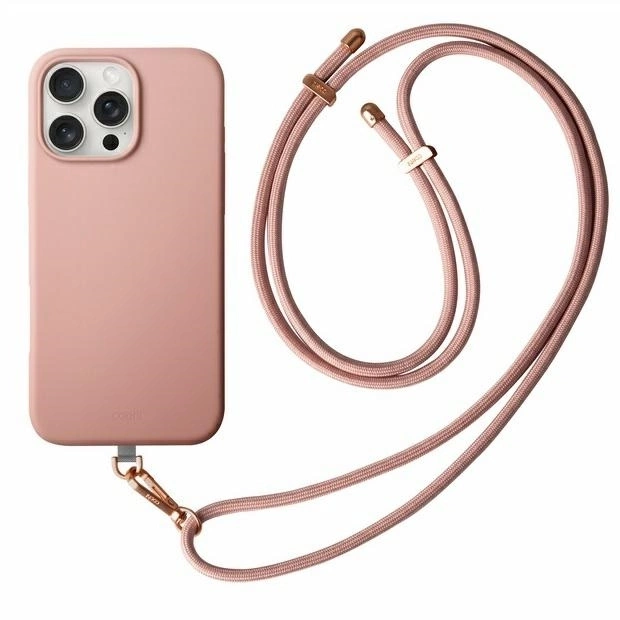 Etui UNIQ Coehl Creme iPhone 16 Pro Max 6.9" Magnetic Charging różowy/ballet pink