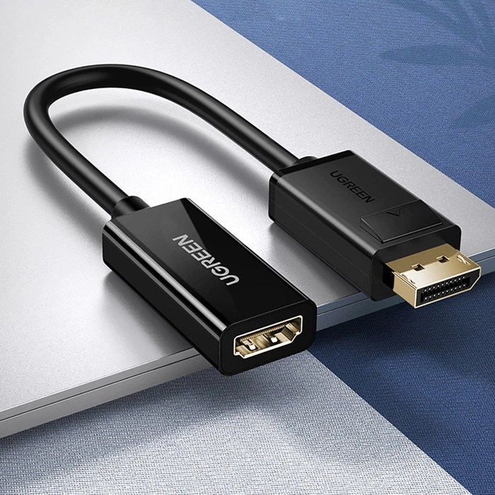 Ugreen de DisplayPort (mâle) à HDMI (femelle) (unidirectionnel) 4K 30Hz 12bit noir (40363)