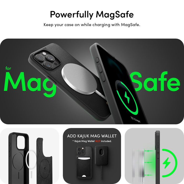 Funda iPhone 15 Pro Max Spigen Cyrill Kajuk Mag MagSafe Negro Case