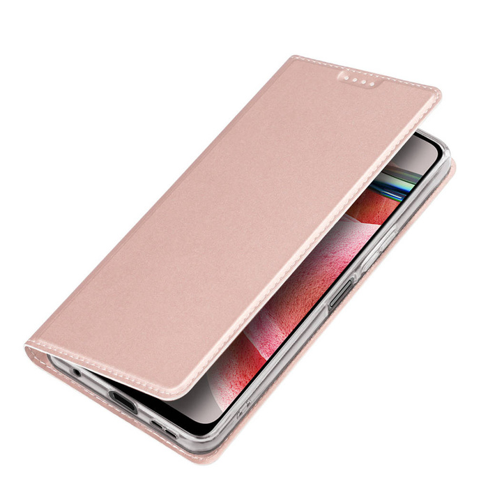 Funda Dux Ducis Skin Pro para Xiaomi Redmi Note 12 Flip Card Wallet Stand Pink