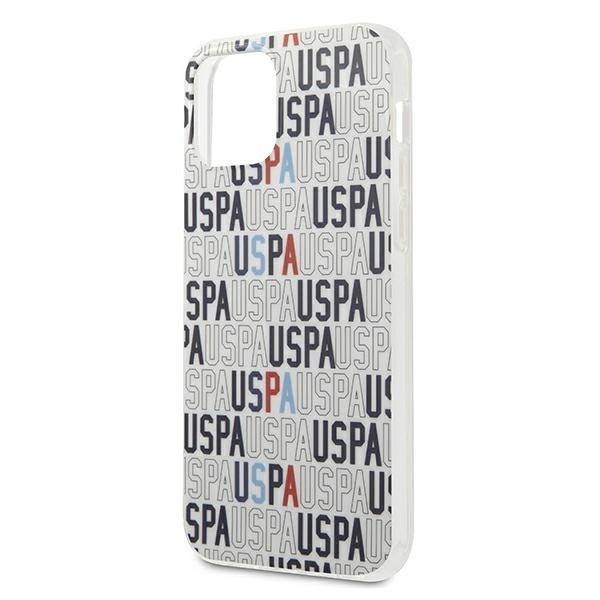 Telefontok US POLO Apple iPhone 12 Pro Max 6.7 Logo Mania Collection USHCP12LPCUSPA6 fehér tok