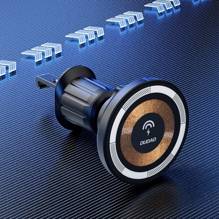 Dudao F12MAX+ magnetický držák kokpitu s indukční nabíječkou MagSafe - černý