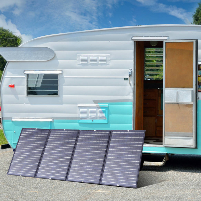 Choetech nabíječka solární skládací 160W černá (SC010)