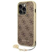 Case GUESS Apple iPhone 14 Pro 4G Charms Collection Brown Hardcase