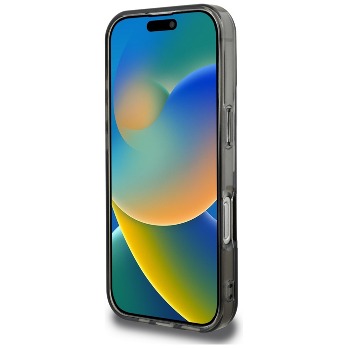 Hülle BMW Motorsport IML Vertical Stripe für iPhone 16 Pro Max schwarz