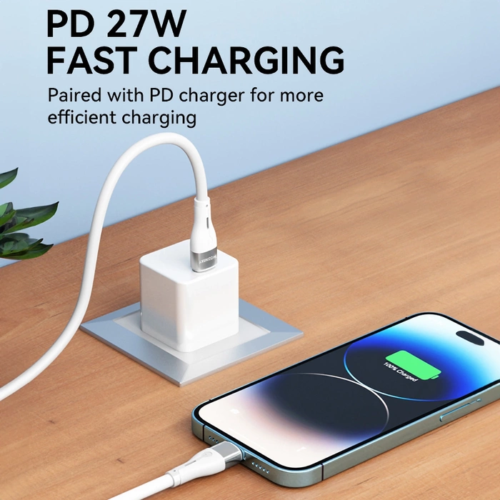 Câble Wozinsky WSTCL2 Lightning / USB-C PD 27W 2 m - blanc