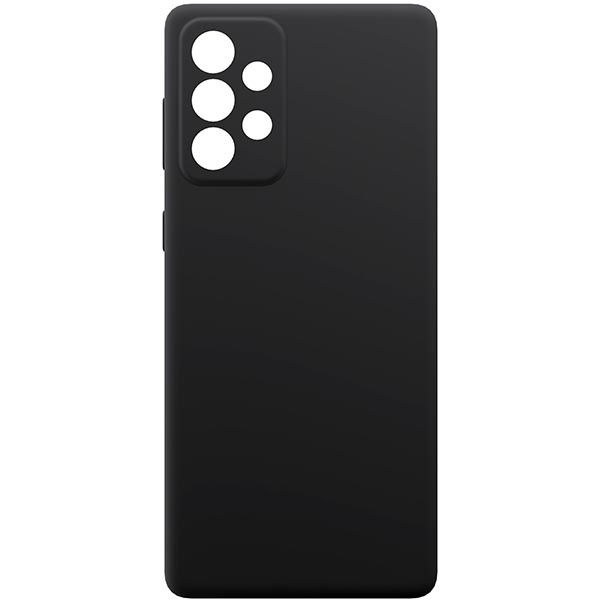 3mk Silicone Case Sam A53 5G A536 black/black