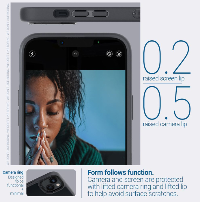 Funda Caseology SKYFALL IPhone 14 PLUS MATTE NEGRO