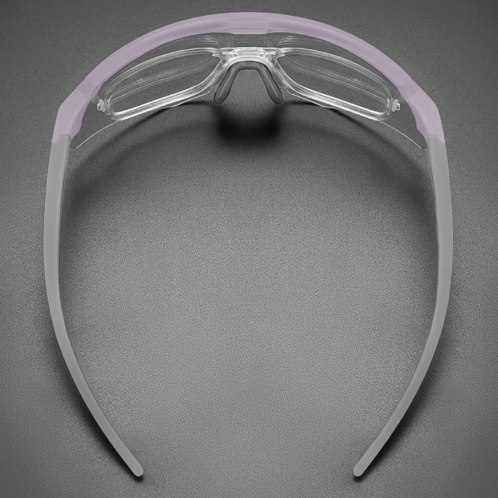 Rockbros Polarisierte Radbrille mit UV-Schutz und Korrektureinsatz - Grau