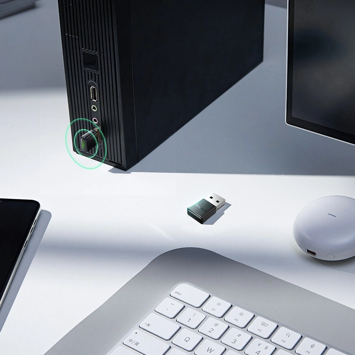 [RETURNED ITEM] [RETURNED ITEM] Adattatore USB Bluetooth Baseus BA07 - nero