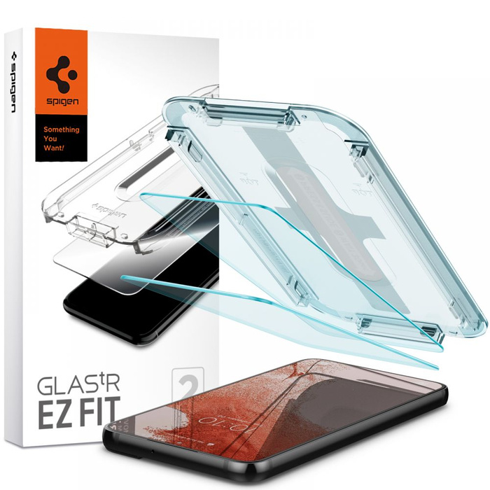Tempered Glass Spigen Glas.Tr "ez Fit" 2er-Pack Samsung Galaxy S22+ Plus