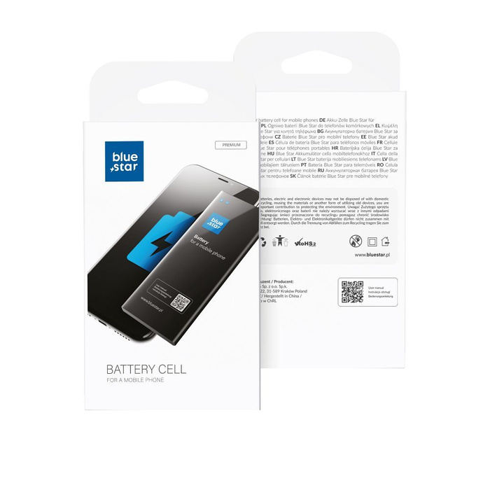 Bateria bez BMS do iPhone 11 3110 mAh Blue Star HQ 