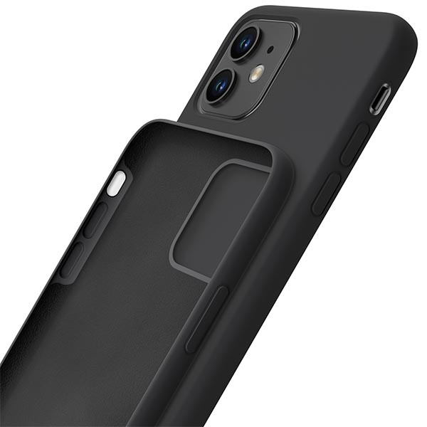 3mk Silikon Case iPhone 11 6.1" schwarz/schwarz