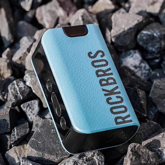 Rockbros 42520006001 Electric Bicycle Pump with Digital Display for Tires / Balls / Balloons - Blue