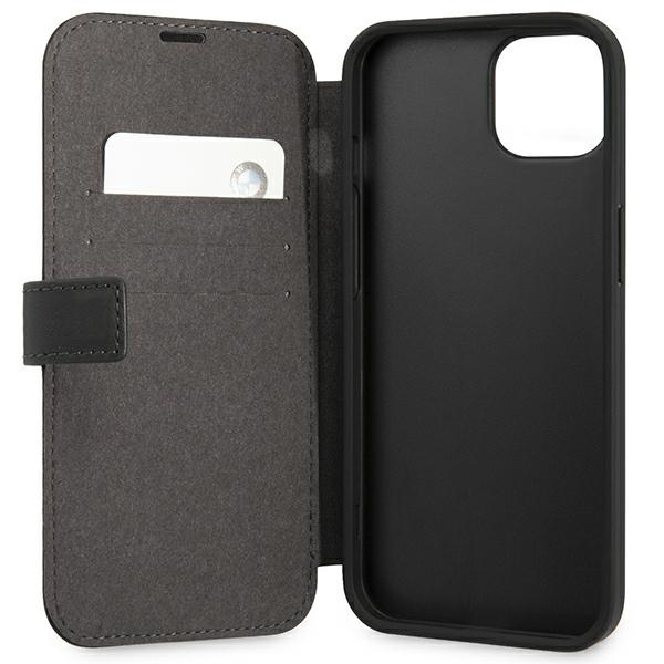 Case BMW Apple iPhone 13 Mini Book Signature Black Case