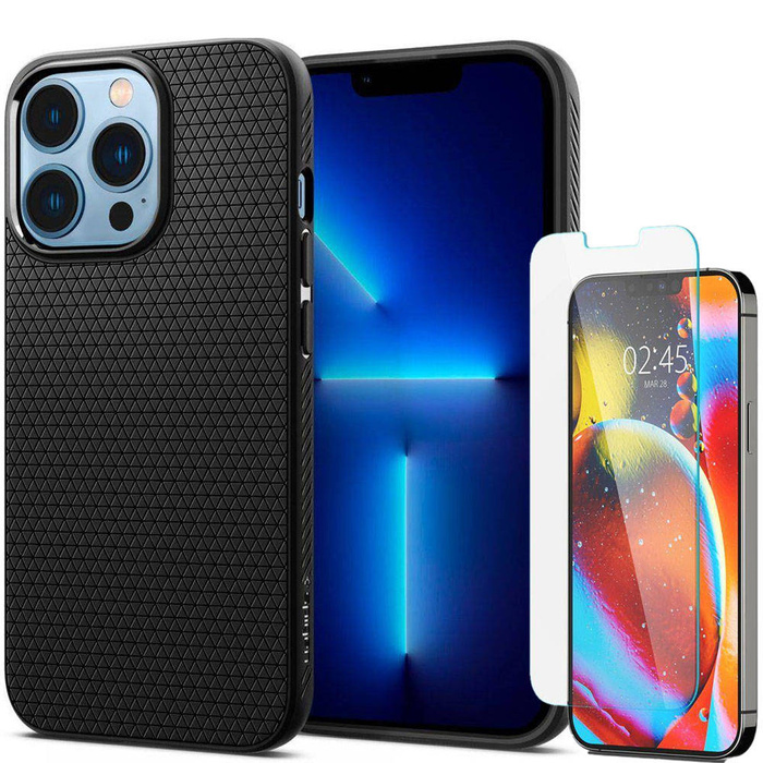 Case Puzdro SPIGEN iPhone Pro Liquid Air MATTE Black