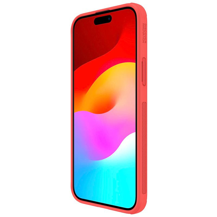 NILLKIN super frosted shield PRO IPHONE 15 PLUS (6,7) RED / CZERWONY