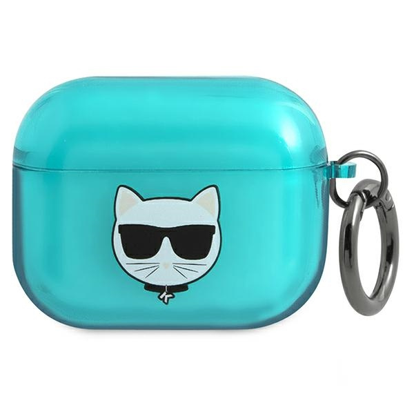Karl Lagerfeld KLAPUCHFL AirPods Pro Hülle blau / blau Choupette