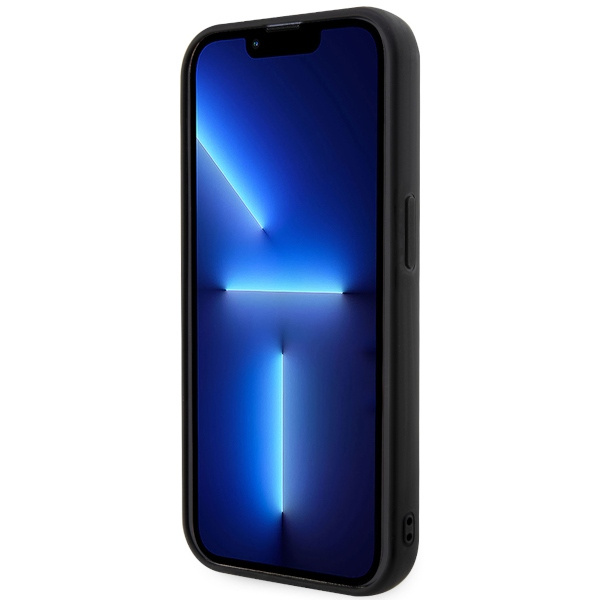 Hülle Karl Lagerfeld KLHCP14X3DRKHNK iPhone 14 Pro Max 6,7" schwarz/schwarz hartcase Rubber Choupette 3D Case