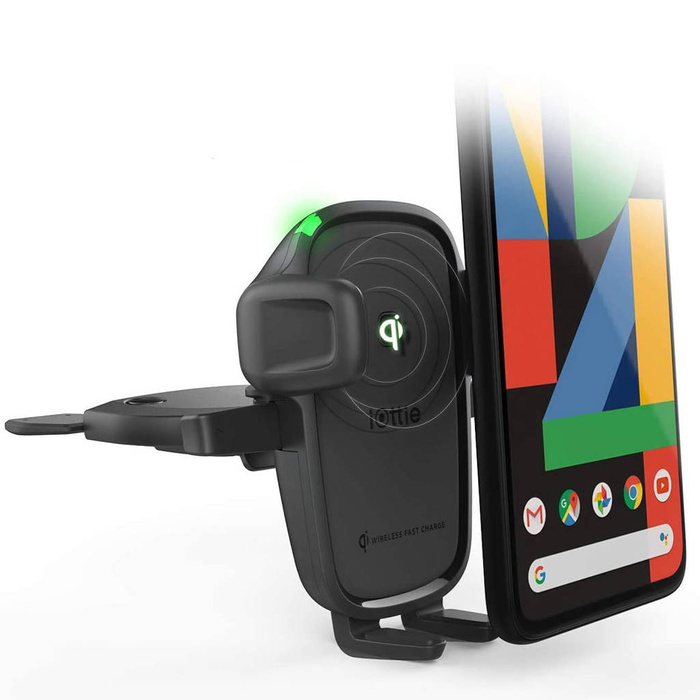 Ständer Auto zum Kühlergrill W CD Slot 2in1 IOttie Easy ONE Touch Wireless QI Mit Induktivem Laden