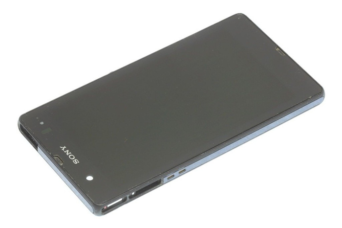 SONY Xperia Z DISPLAY Fekete C fokozatú LCD eredeti Touch
