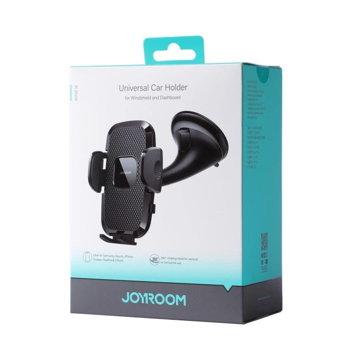 Support de téléphone mécanique de voiture Joyroom pour tableau de bord de cockpit noir (JR-ZS259)