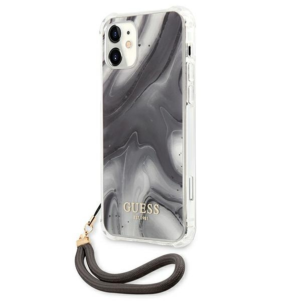Cover GUESS Apple iPhone 12 Mini Marble Collection Grey Hardcase